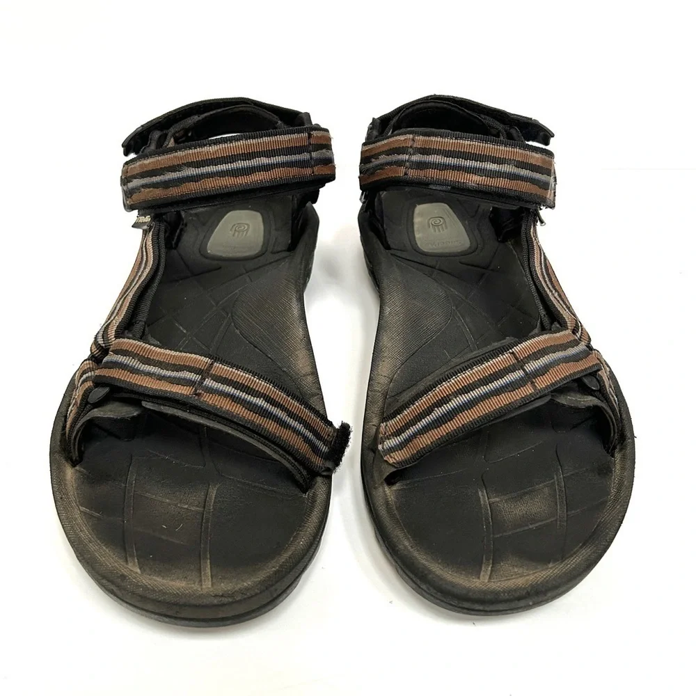 Teva Men’s Terra Fi 5 Universal Hiking Sandal Black & Brown, Size 13